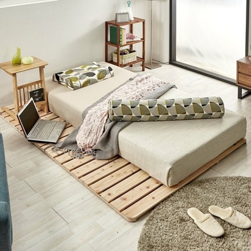 노르웨이숲 편백나무 원목 깔판 SS