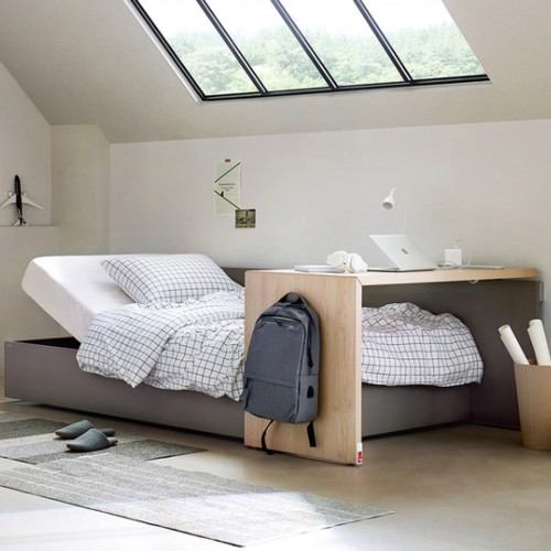 일룸 다나 캐주얼 책상형 모션베드 SS