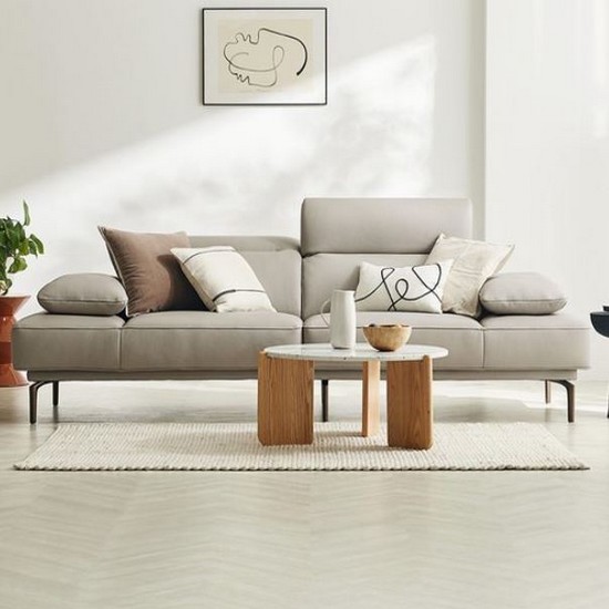 자코모 블랑쉬 기능성 럭스 이태리 천연통가죽 소파 3.5인용