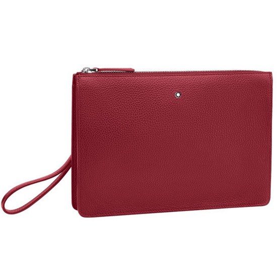 몽블랑 마이스터튁 소프트 그레인 클러치백_126053