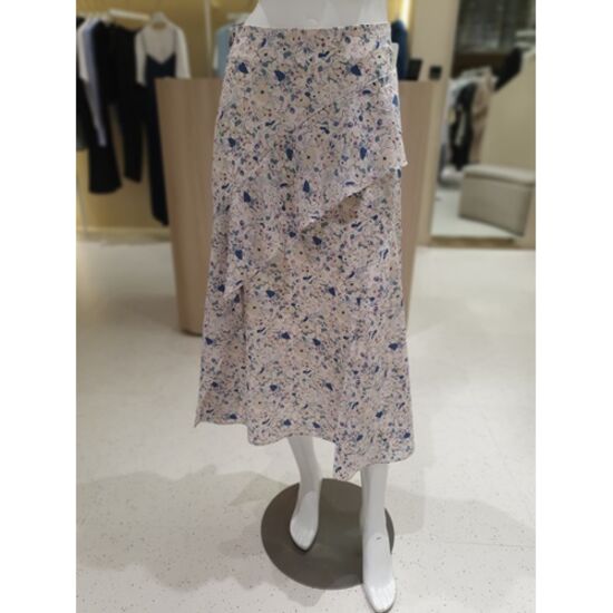 비지트인뉴욕 VY5SR35뒷밴딩프린트스커트