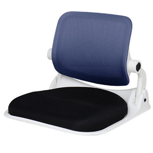 하스민퍼니처  화이트 등받이 접이식 좌식의자 H9