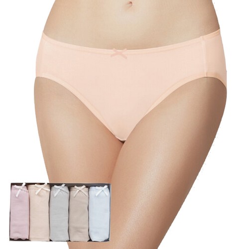 제임스딘 여성 면스판 미디 삼각팬티 5매입 JHWPY075