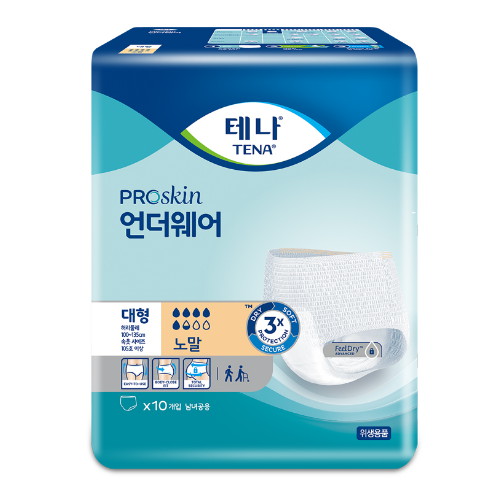 테나 언더웨어 노말 대형 10개