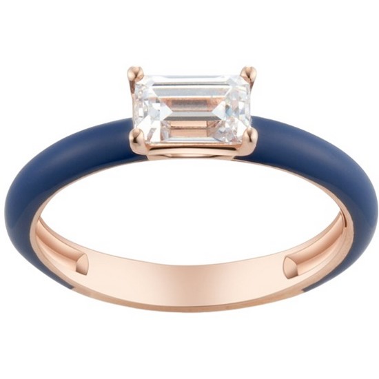 메트로시티 주얼리 프리즈마 14K 로즈 링 A221GR3090R4A