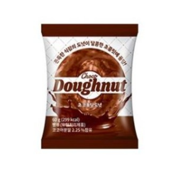 에이원식품  초코퐁당 도넛 60g_16개 2케이스
