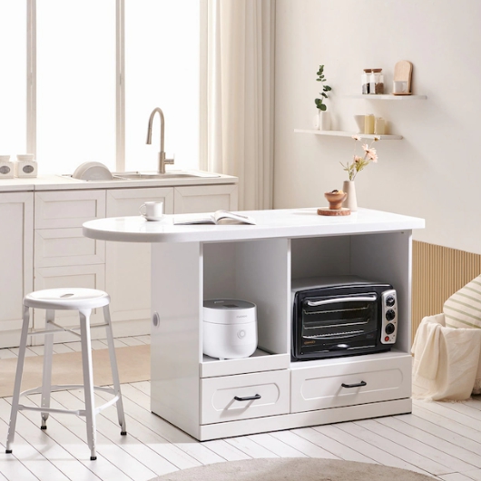 리아즈하우스 이프 인조대리석 렌지대 홈바 아일랜드 식탁 1400