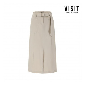 비지트인뉴욕 H라인 앞트임 스커트 VY5SR34