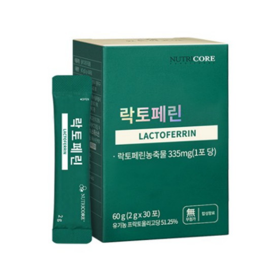 뉴트리코어 락토페린 2g 30포