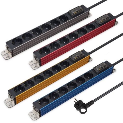 현대일렉트릭  서버탭 6구 16A 알루미늄 고용량 멀티탭