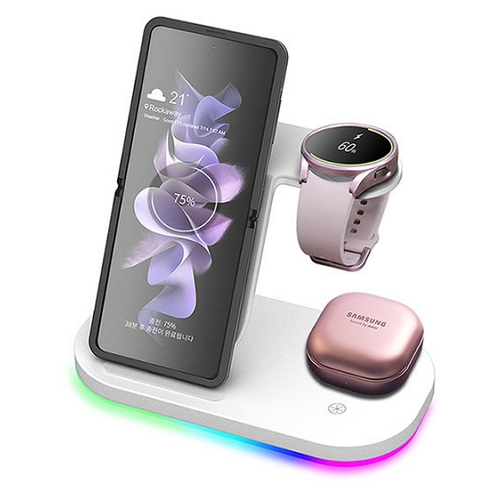 더하기 고부기 15W 4in1 갤럭시 무선충전기