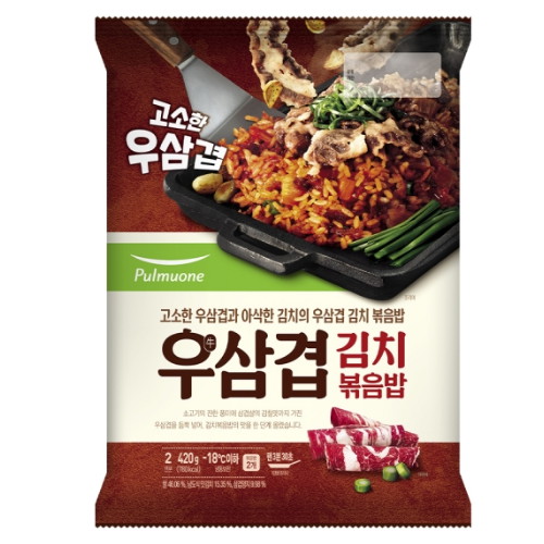풀무원  우삼겹 김치 볶음밥 420g