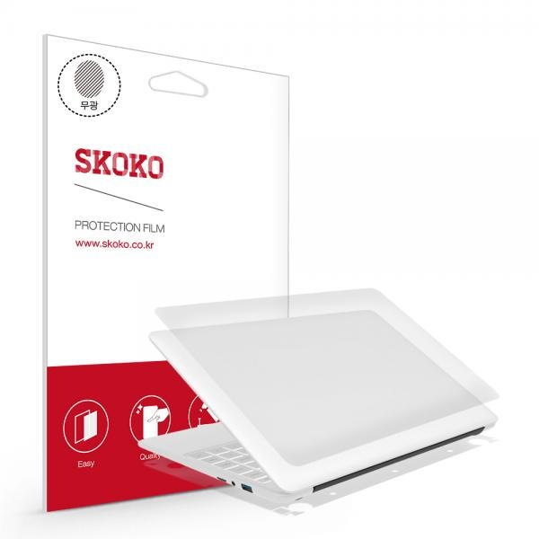 스코코  베이직스 베이직북 14 항균 무광 전신 외부보호필름