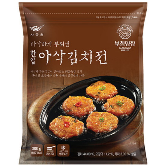 사옹원  부침명장 한입아삭 김치전 300g