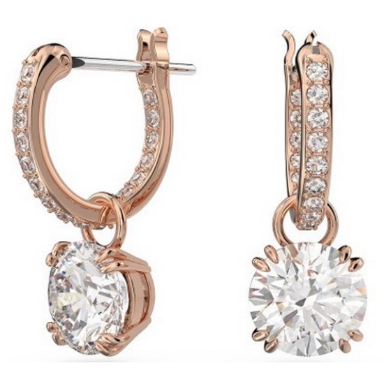 스와로브스키  여성 Constella 로즈골드 드롭 귀걸이 5639975