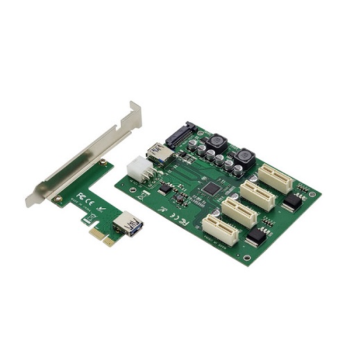 라인업시스템 LANStar LS-PCIE-EX4P 4포트 PCIe 2.0 확장 카드