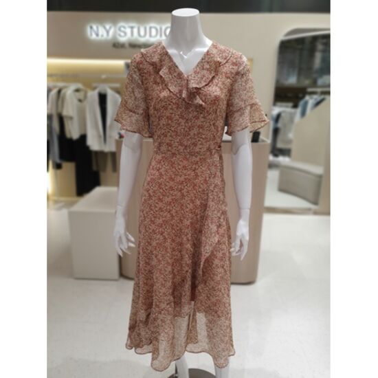 비지트인뉴욕 NC02 플라워프린트홀원피스 VY5OP3G