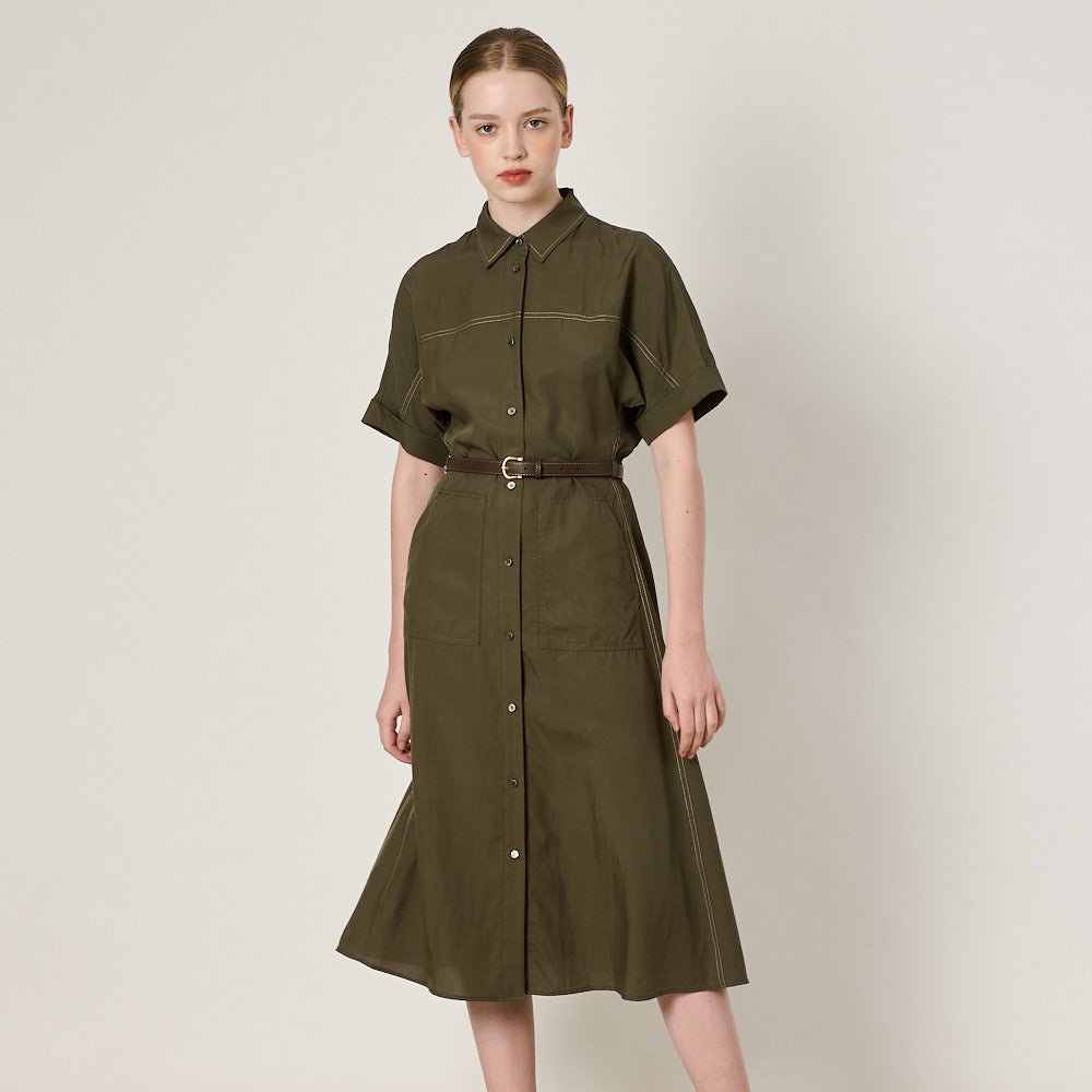 BCBG 여성 보울 원피스_B2F7O607