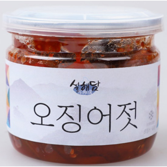 설해담  오징어 젓갈 220g