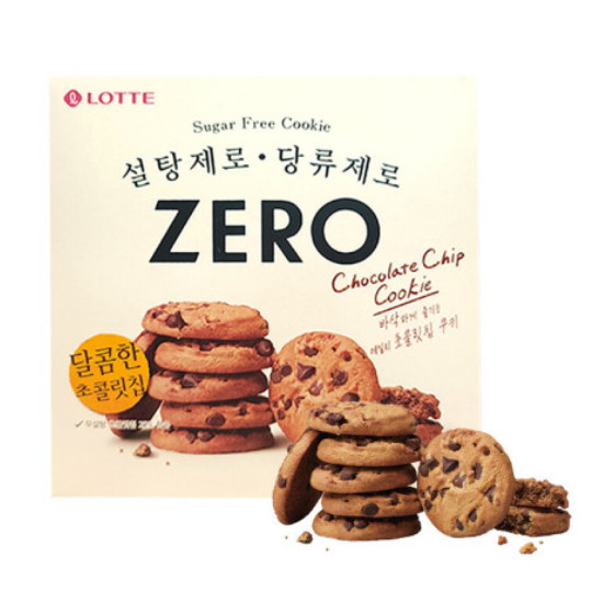 롯데제과  제로 초콜릿칩 쿠키 168g