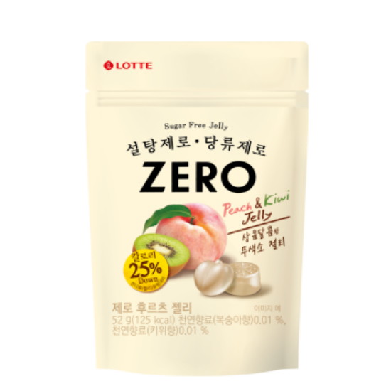 롯데제과  제로 후르츠 젤리 52g