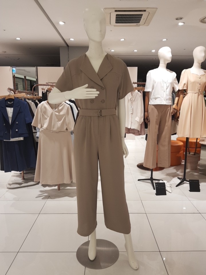 스위트숲 V넥 더블 점프수트 SY5OV80