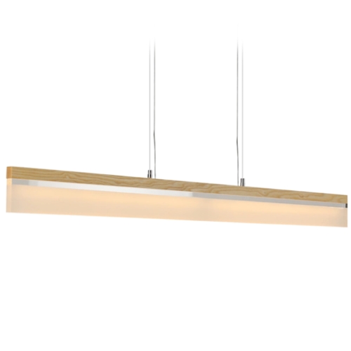 이산조명  뭉클 LED 헤이즈 원목 펜던트 30W