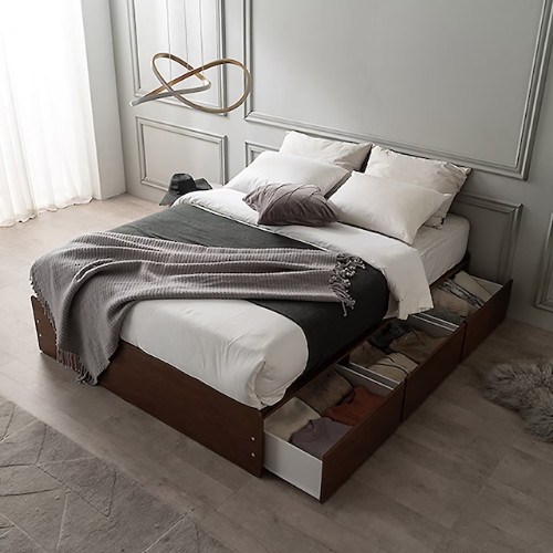 삼익가구 델루나 헤드리스 수납 호텔 침대 Q