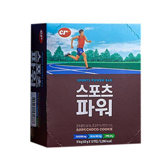 씨알푸드 씨알로 스포츠파워바 초코쿠키맛 43gx12개 - 에누리 가격비교