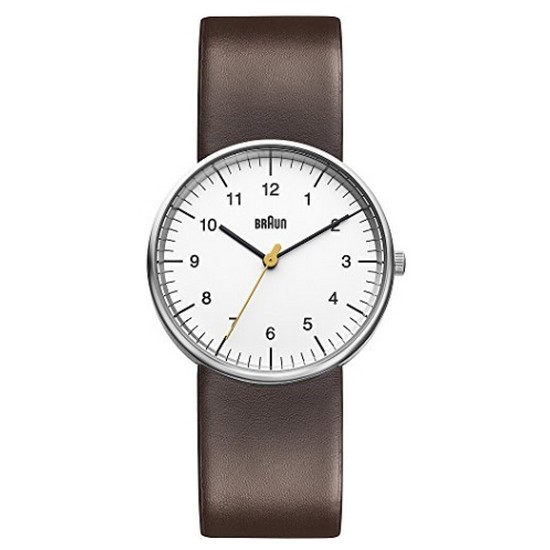 BRAUN BN0021BKG 클래식 디터 람스 남성 가죽시계