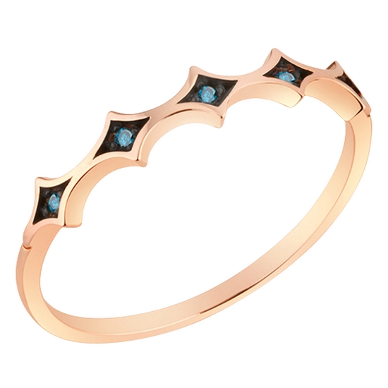 메트로시티  디아만테 14K 다이아 로즈 링 A213DR3209R4F