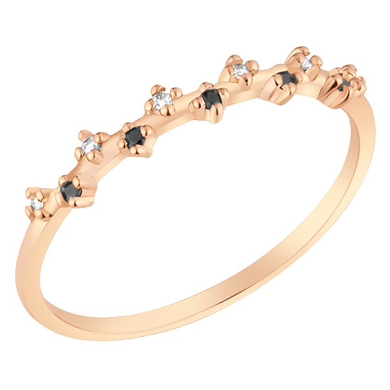 메트로시티  디아만테 14K 다이아 로즈 링 A213DR3213R4D