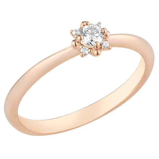 메트로시티  디아만테 14K 다이아 로즈 링 A213DR3202R4A