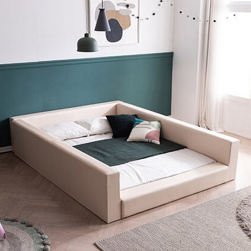 삼익가구 코지 가드형 가죽 침대 Q