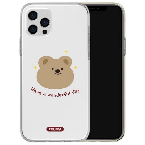 베락스  아이폰12/12 프로 쿠카 원더풀데이 투명 젤리 케이스