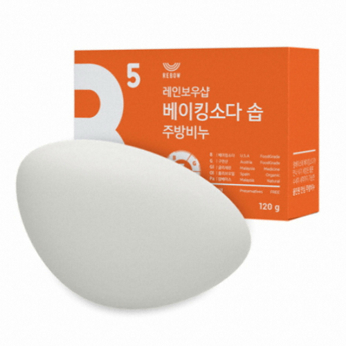 레인보우샵 베이킹소다 솝 주방비누 120g