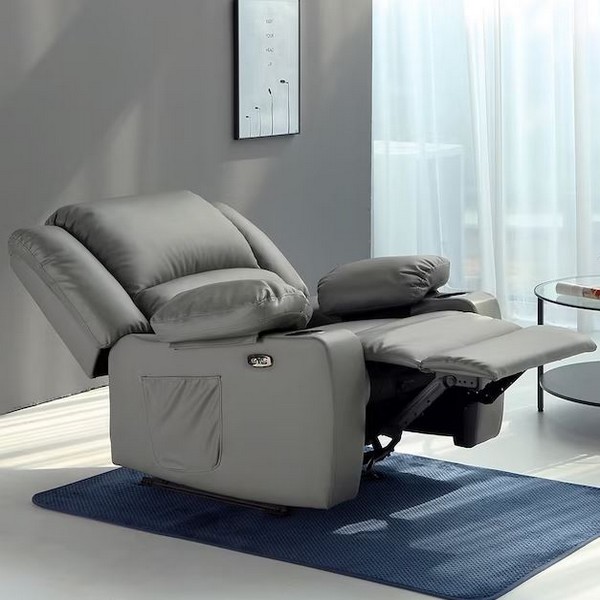 썬퍼니처 7108 가죽 리클라이너 1인용