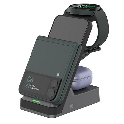 오로라모바일  15W 3in1 무선충전기 QWC-Q3100S