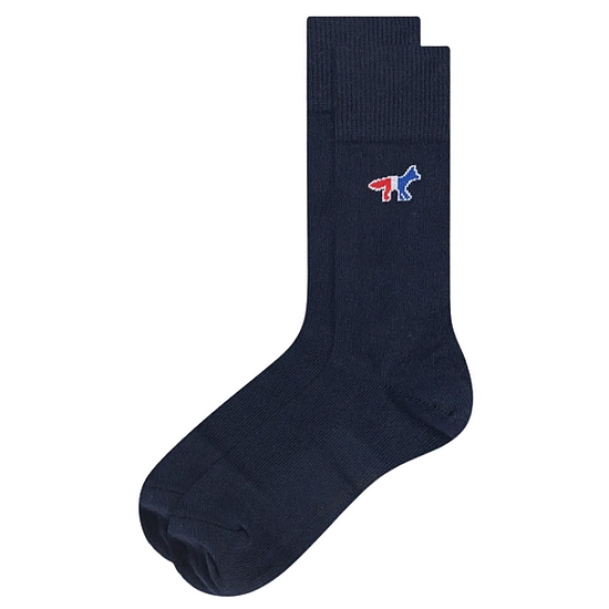 메종키츠네 트리컬러 폭스 패치 양말_AU06400KT0010 P480