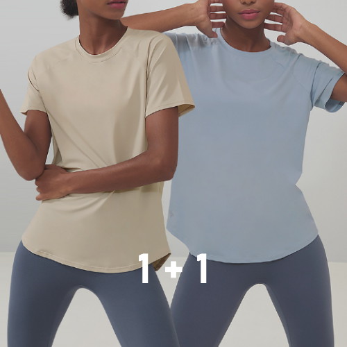 젝시믹스  아이스페더 컴포트 숏슬리브 2팩 XA5298T