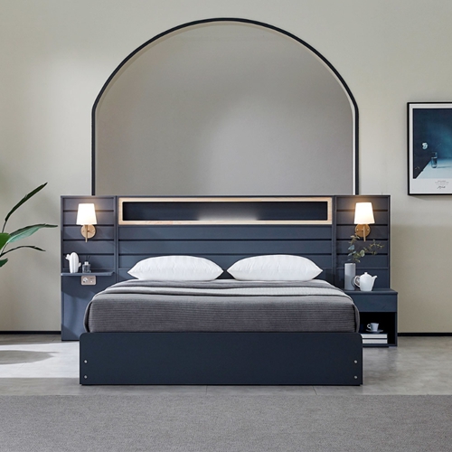 베디스 호텔식 피렌체 편백 평상형 LED침대 LK