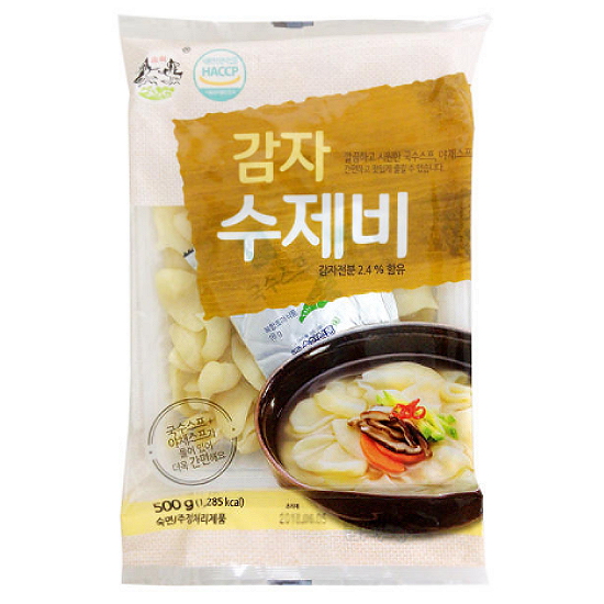 송학식품  감자 수제비 500g