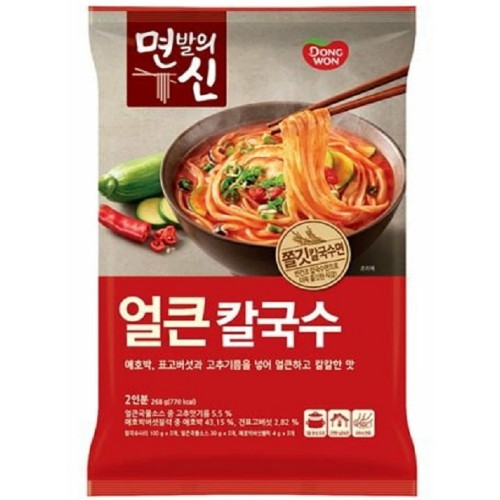 동원F&B 면발의 신 얼큰 칼국수 258g [2개]