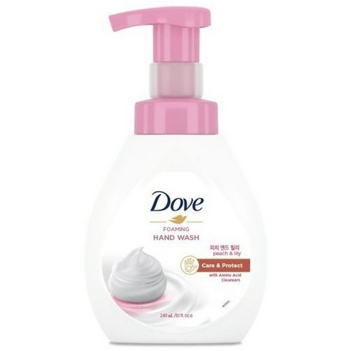 도브 포밍 핸드워시 피치 앤드 릴리 240ml