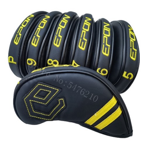 로마로  골프 아이언 헤드 커버 드라이버 Sluiting Pu EPON 세트 4-P7voor Man Vrouwen Gratis Ve..