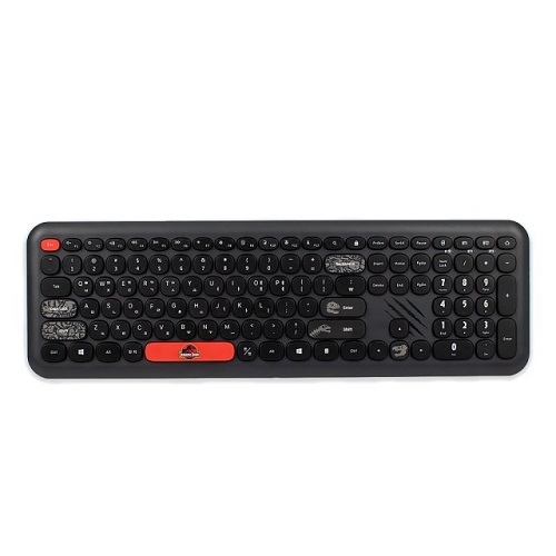 로이체  쥬라기공원 멀티페어링 무선 키보드