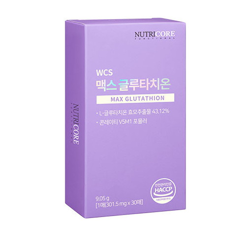 뉴트리코어 WCS 맥스 글루타치온 301.5mg 30매