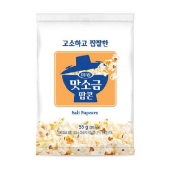 대상  미원 맛소금 팝콘 55g