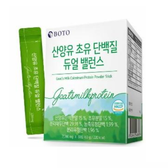 BOTO 산양유 초유 단백질 듀얼 밸런스 2g 30포