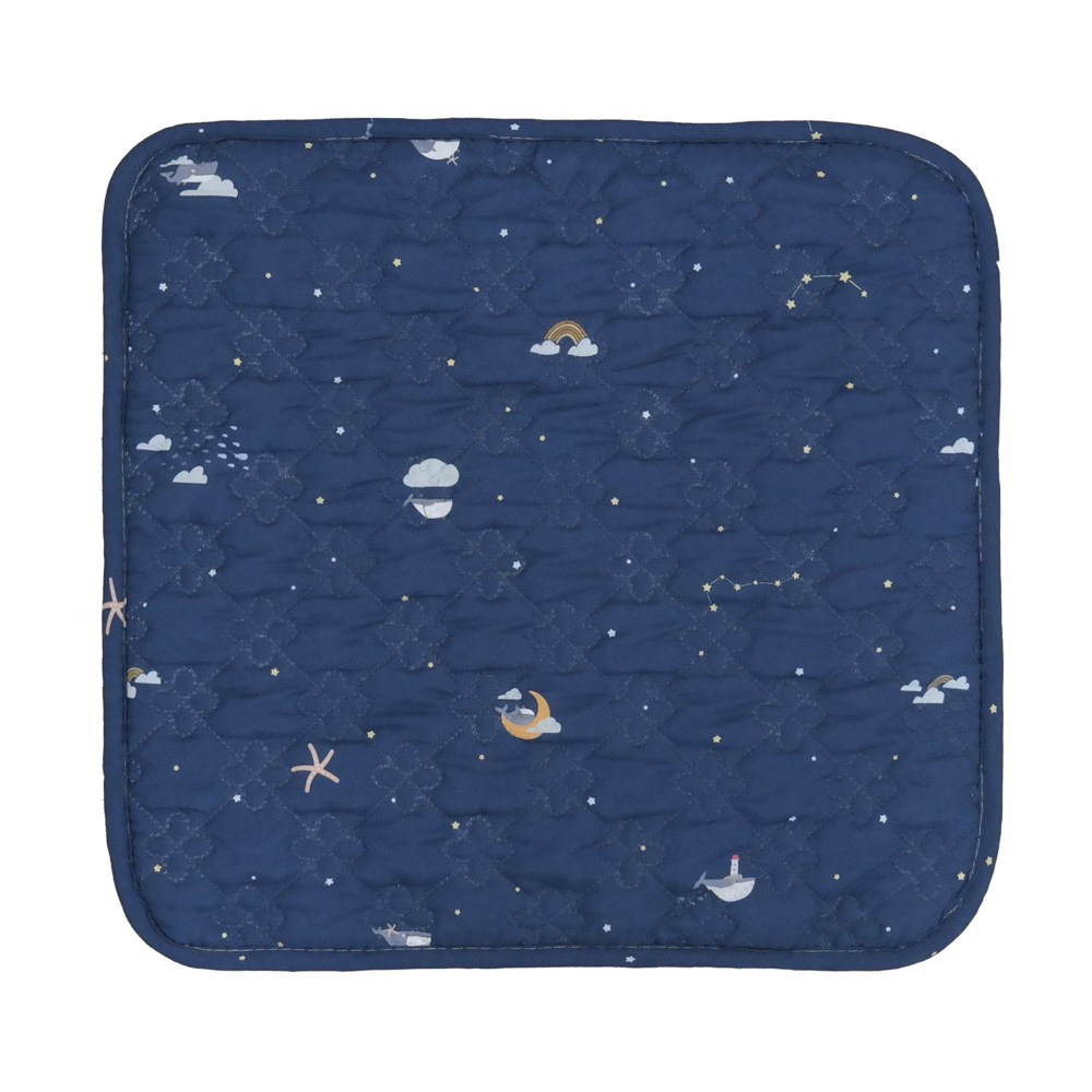 한일닷컴 양면 밤하늘고래 네이비 전기방석